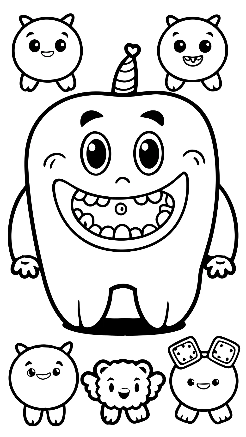 coloring pages teeth